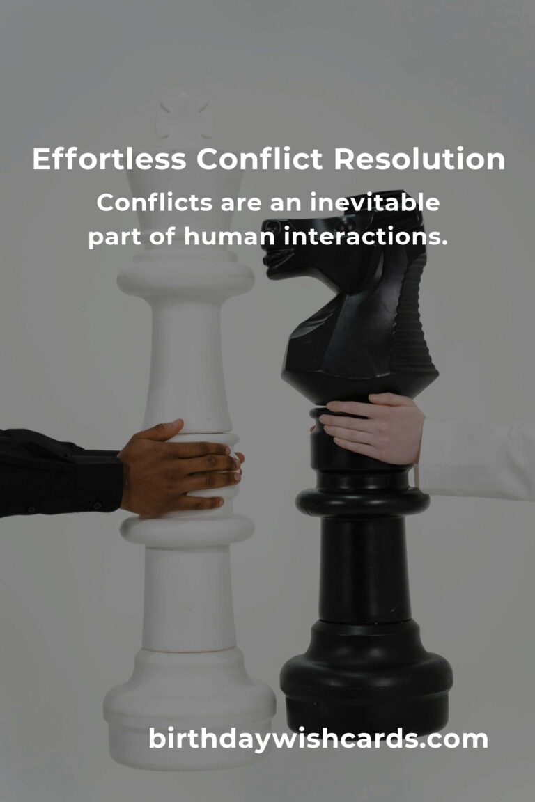 Essential Effortless Conflict Resolution Hacks for a Harmonious Life