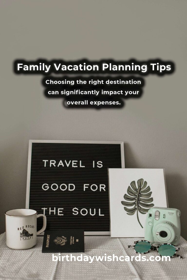 Essential Financial Hacks for Planning a Family Vacation