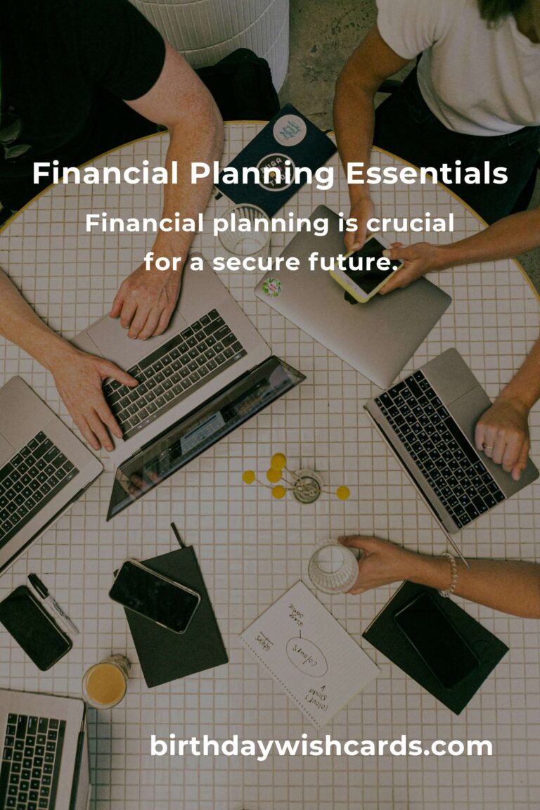 Essential Financial Planning for a Secure Future