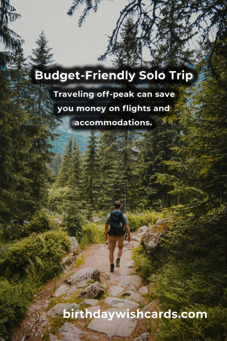 Essential Financial Tips for Budgeting a Solo Trip