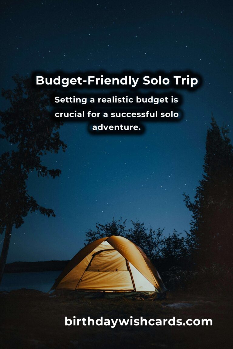 Essential Financial Tips for Budgeting a Solo Trip
