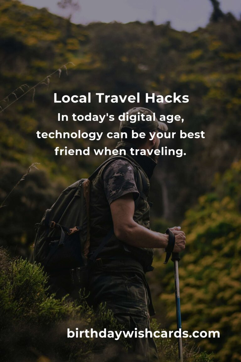 Essential Local Travel Hacks for a Seamless Journey