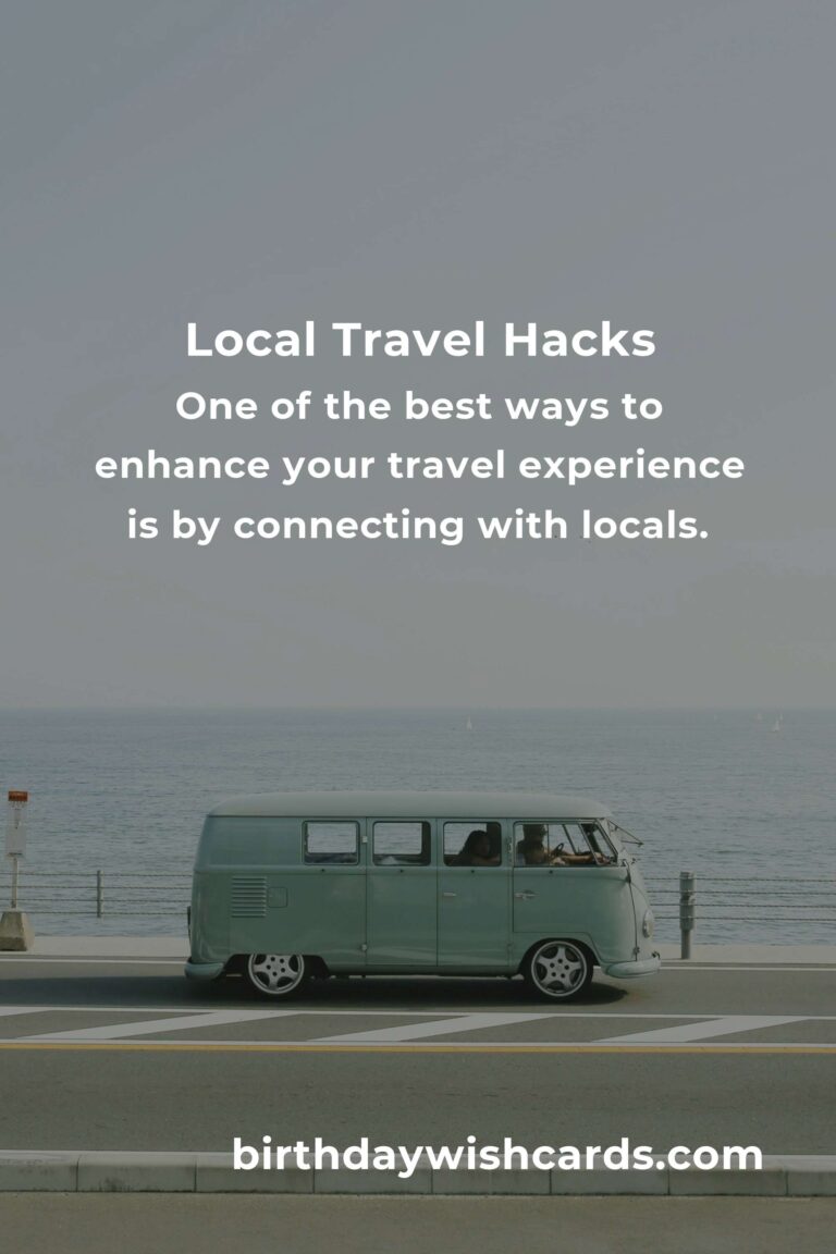 Essential Local Travel Hacks for a Seamless Journey
