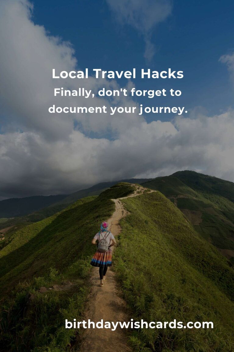 Essential Local Travel Hacks for a Seamless Journey