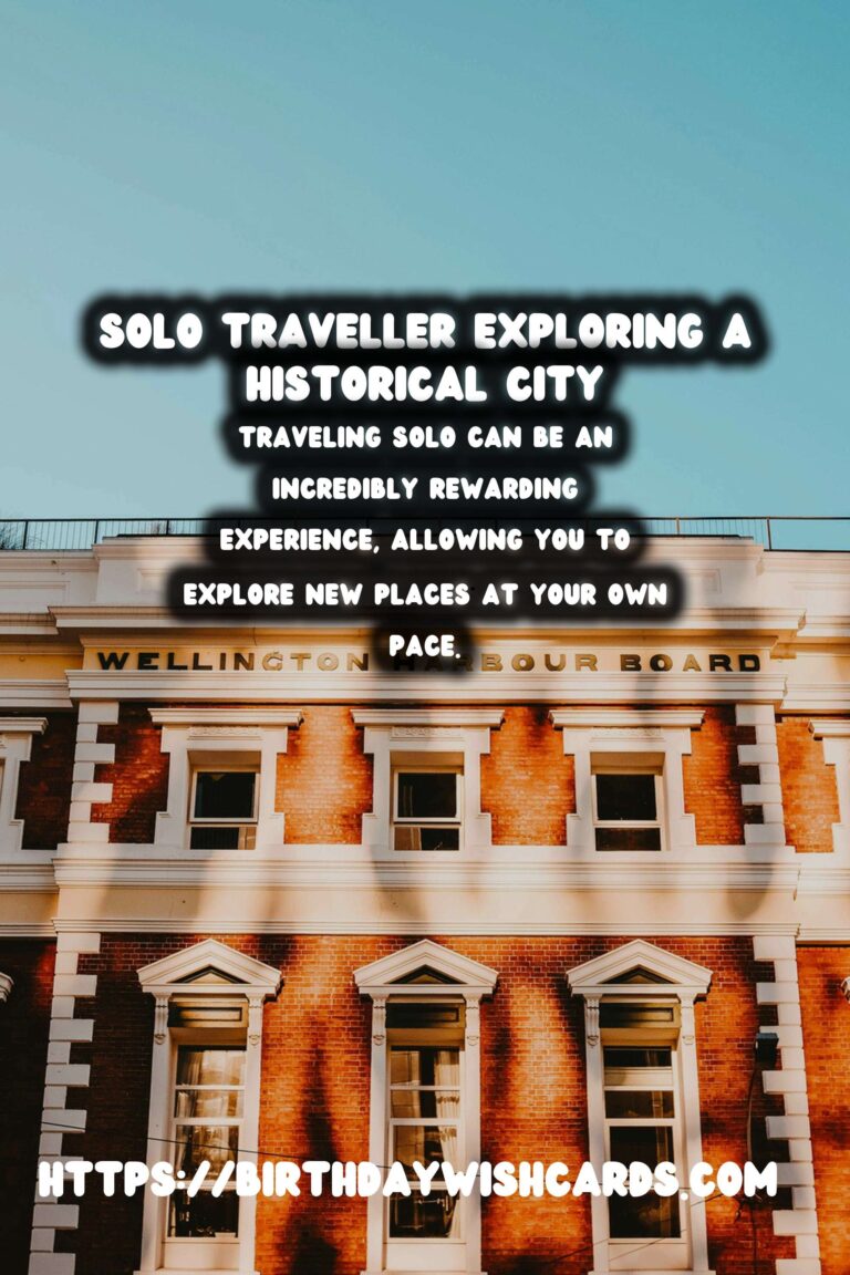 Essential Safety Tips for Solo Travelers Exploring Historical Cities at Night