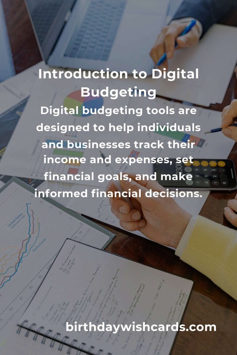 Everything You Need to Know About Digital Budgeting