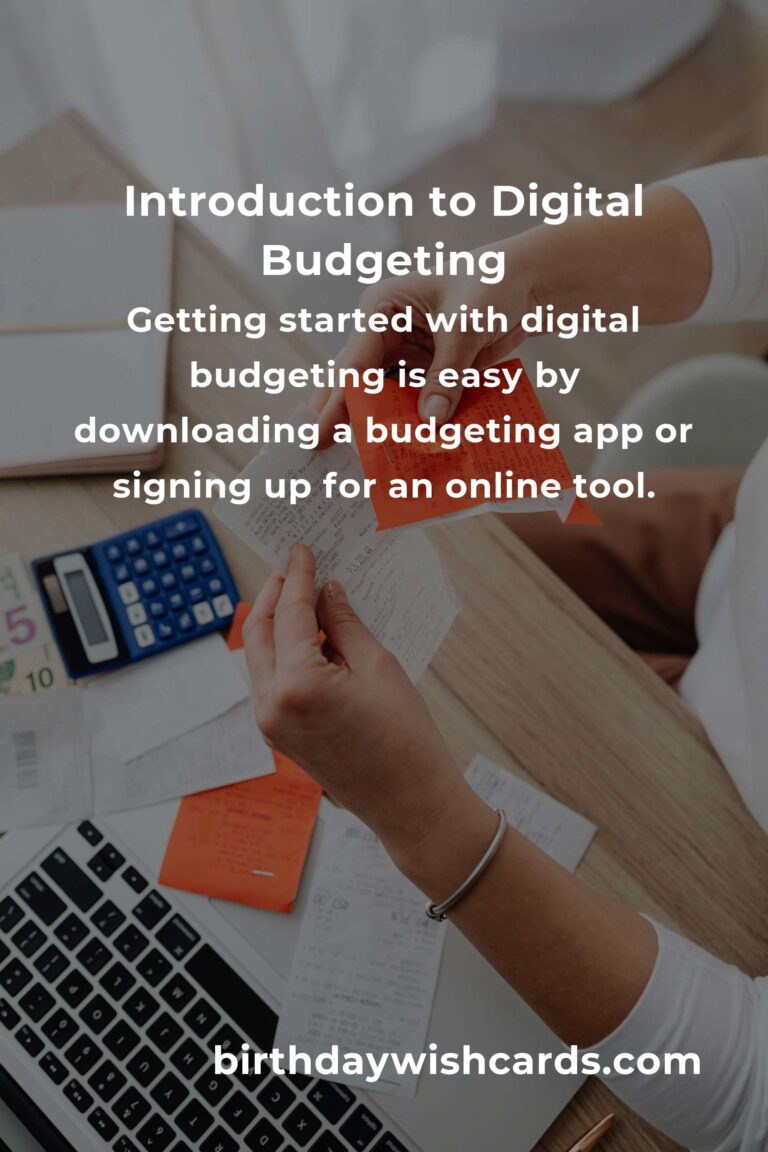 Everything You Need to Know About Digital Budgeting