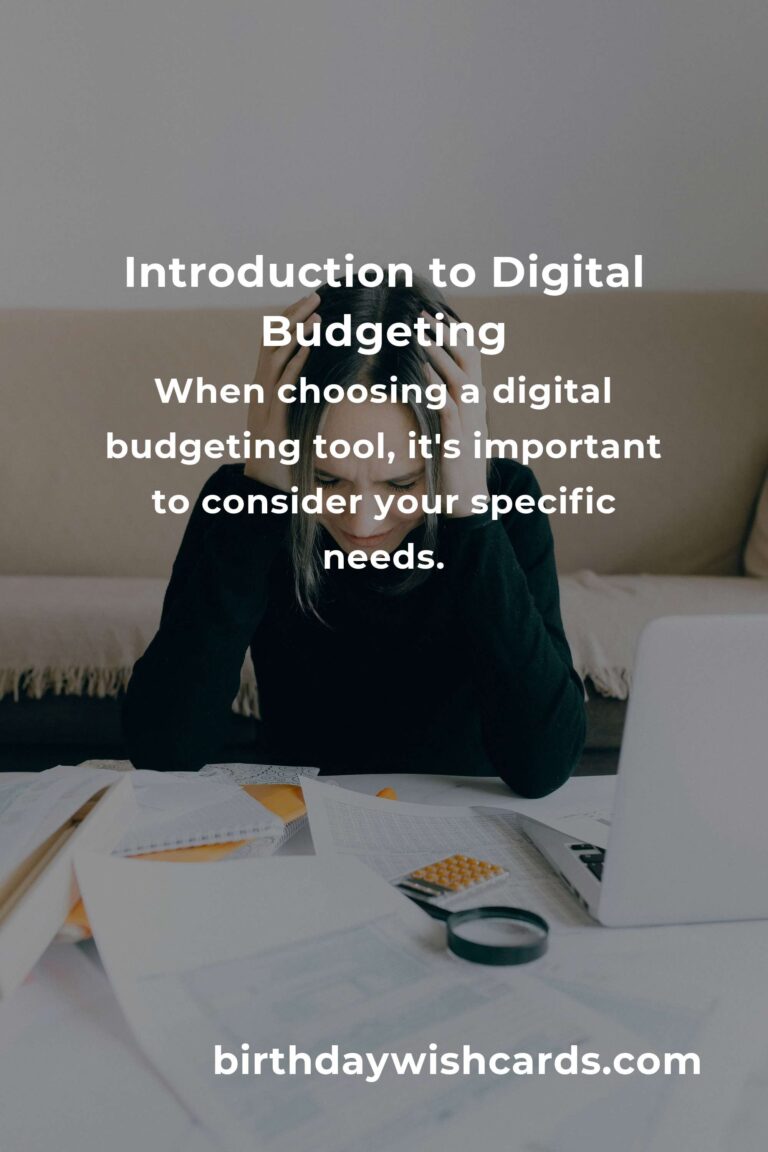 Everything You Need to Know About Digital Budgeting