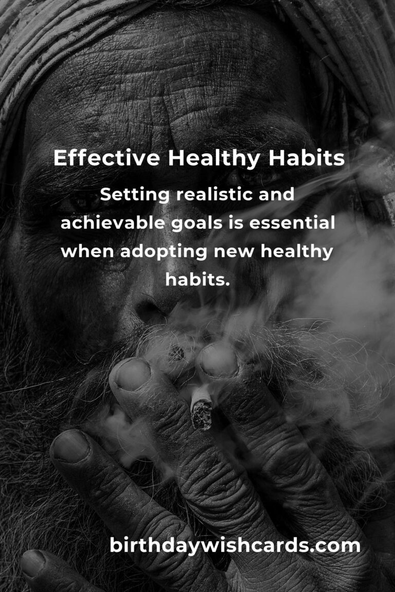 Everything You Need to Know About Effective Healthy Habits
