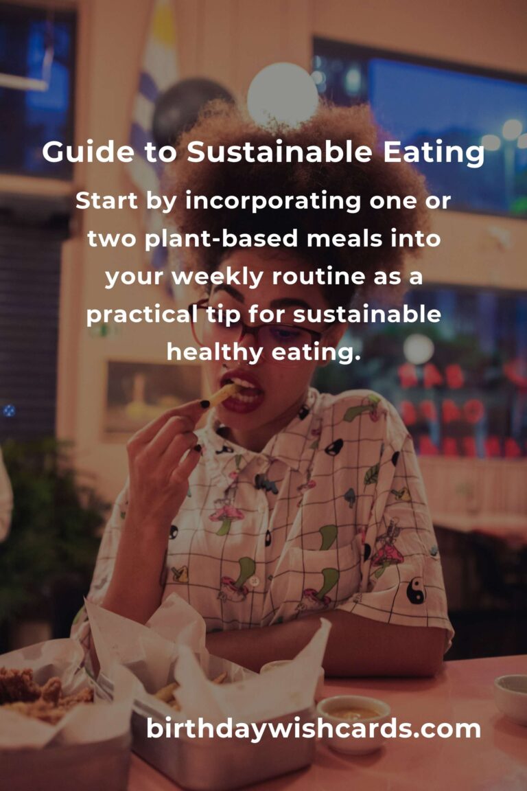 Everything You Need to Know About Sustainable Healthy Eating