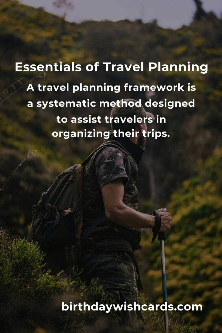 Everything You Need to Know About Travel Planning Frameworks