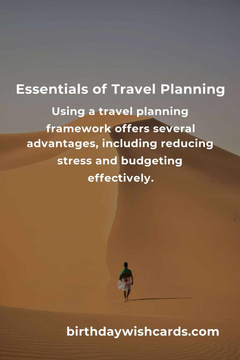 Everything You Need to Know About Travel Planning Frameworks