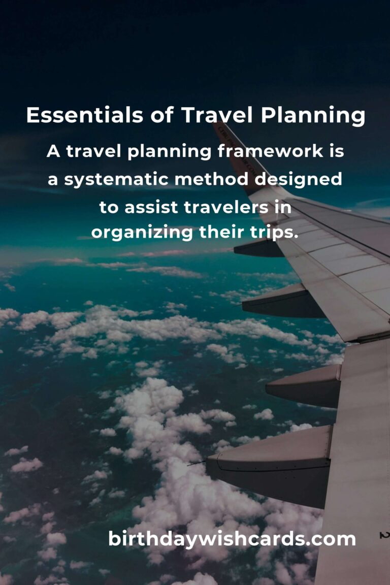 Everything You Need to Know About Travel Planning Frameworks