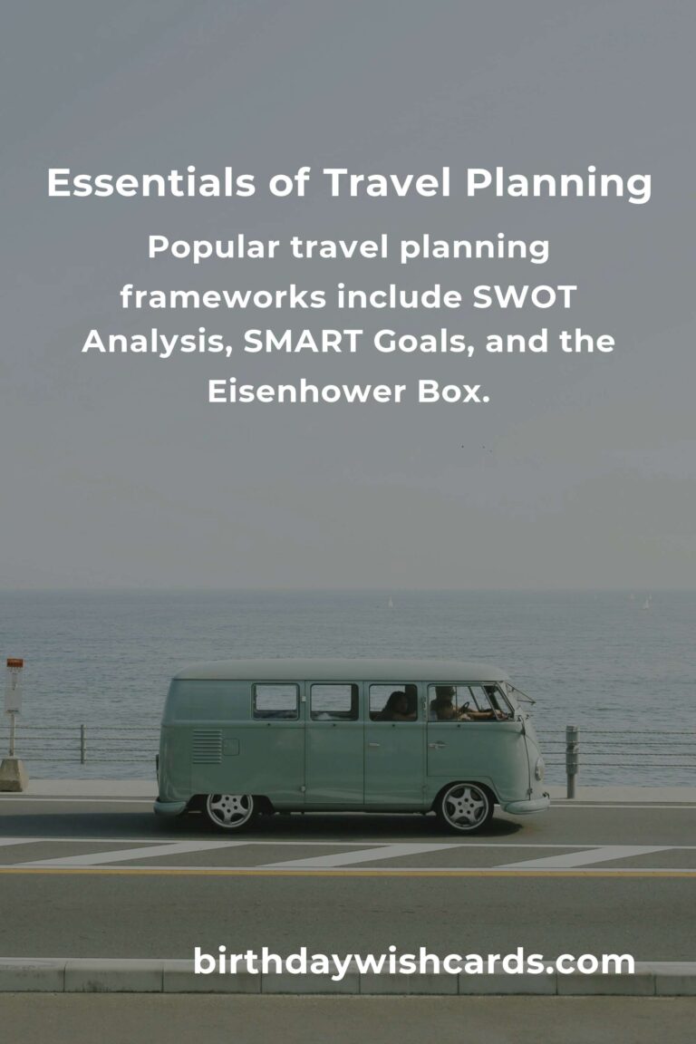 Everything You Need to Know About Travel Planning Frameworks