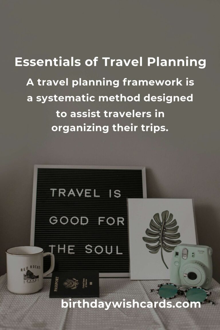 Everything You Need to Know About Travel Planning Frameworks