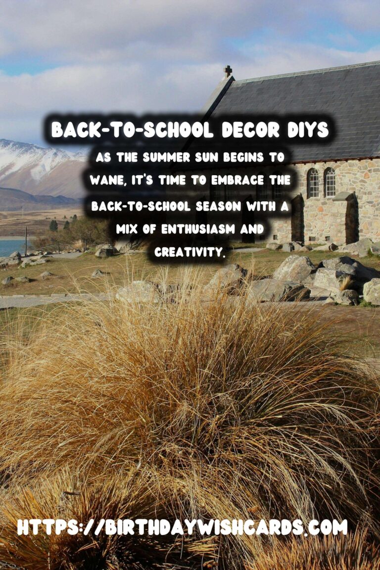 Exciting Back-to-School Decor: Functional DIYs for a Stylish Start