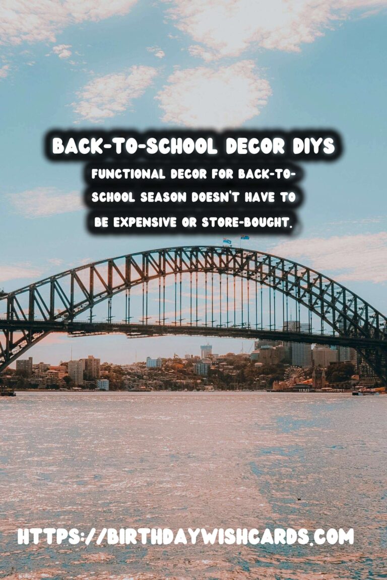 Exciting Back-to-School Decor: Functional DIYs for a Stylish Start