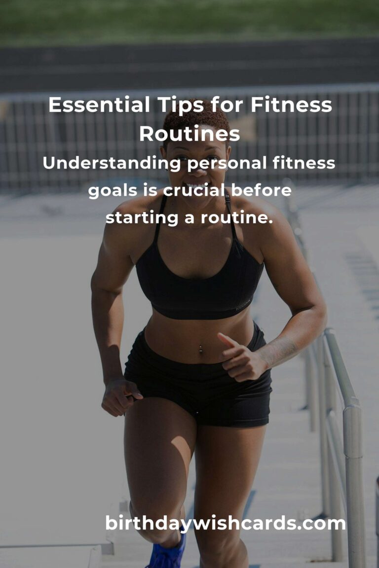 Expert Advice for Crafting Effective Fitness Routines