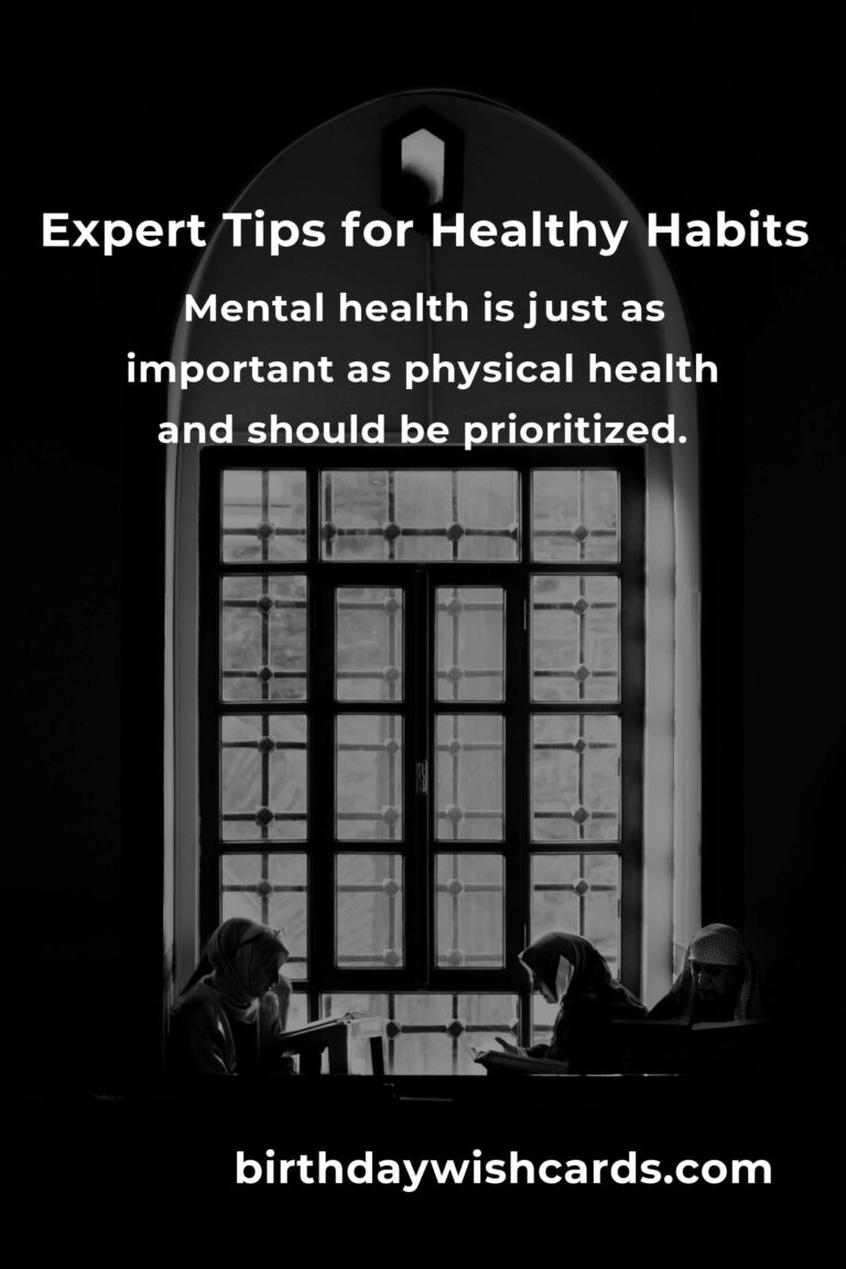 Expert Advice for Developing Healthy Habits
