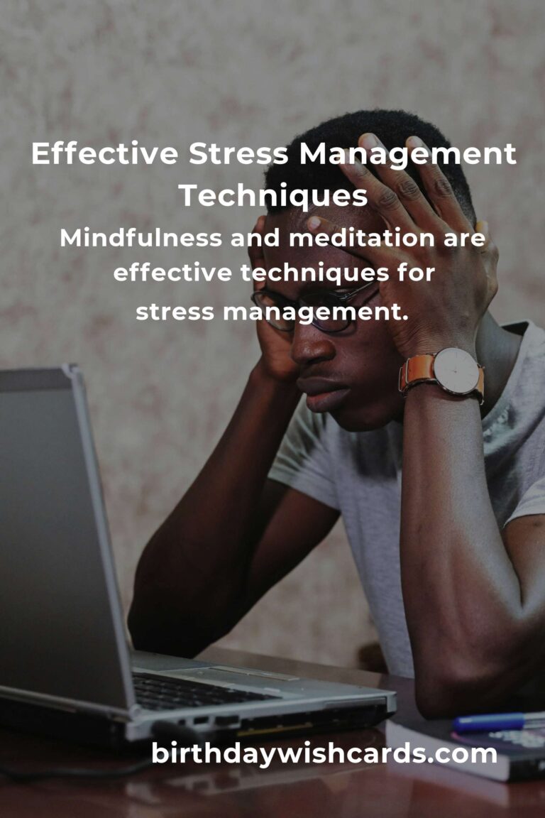 Expert Advice for Easy Stress Management Techniques
