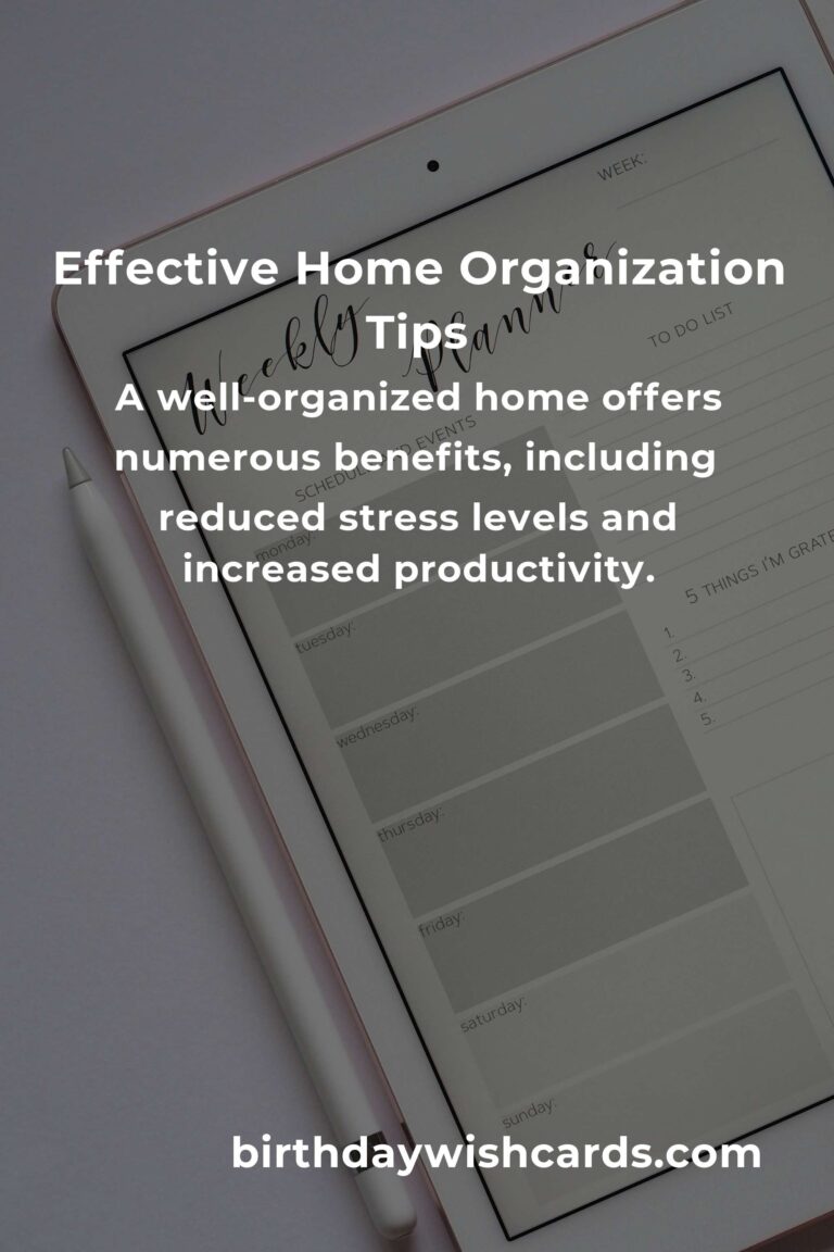 Expert Advice for Home Organization Frameworks