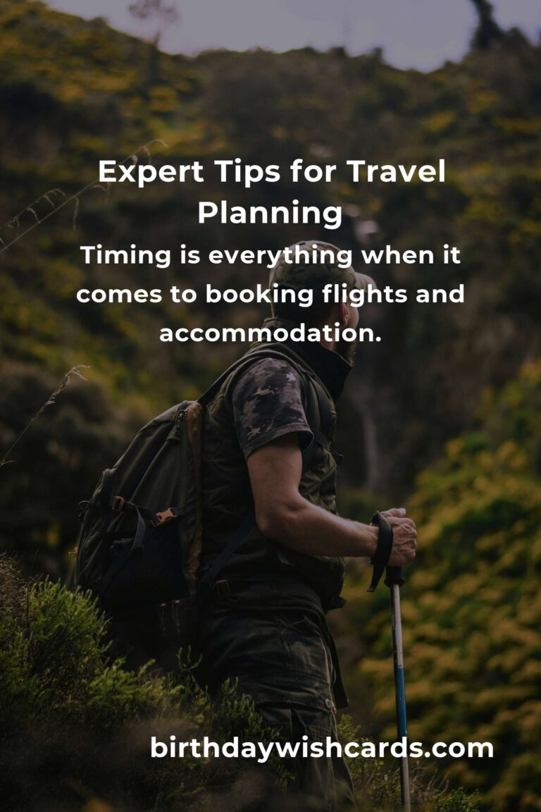 Expert Advice for Seamless Travel Planning