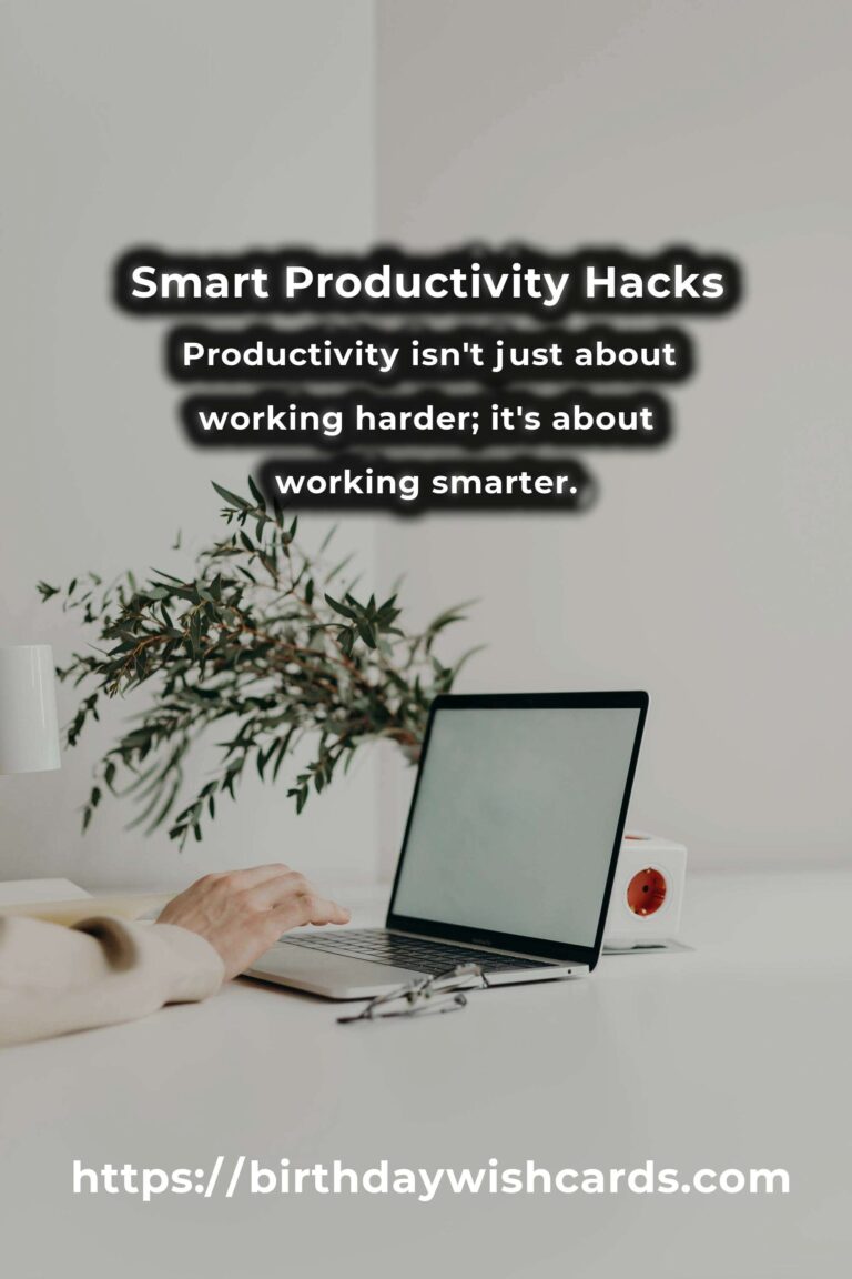 Expert Advice for Smart Productivity Hacks