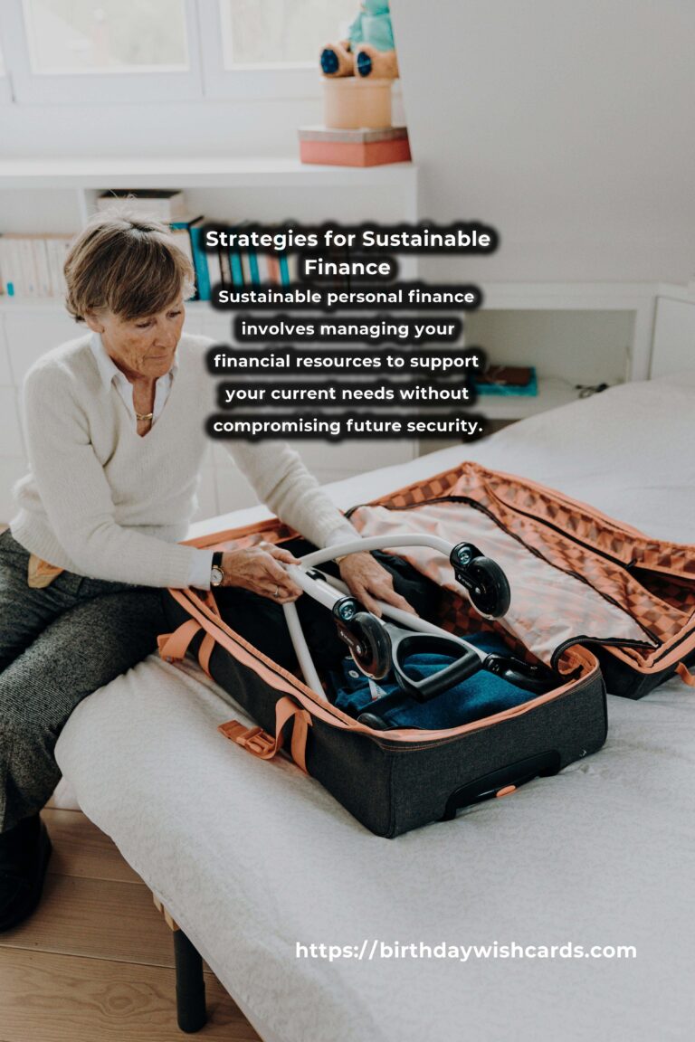 Expert Advice for Sustainable Personal Finance