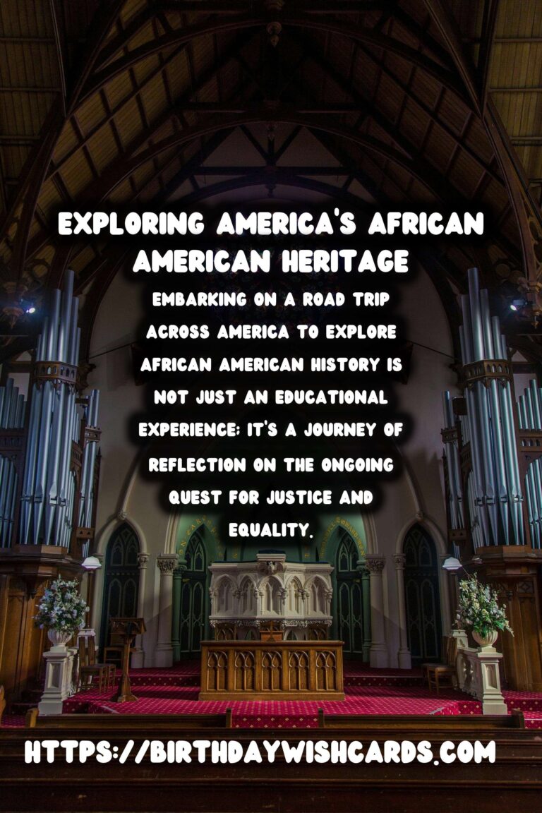 Exploring America's African American Heritage: A Road Trip Journey