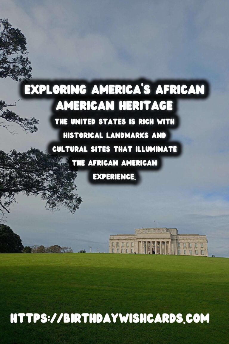 Exploring America's African American Heritage: A Road Trip Journey
