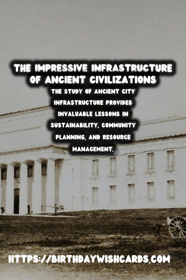 Exploring Ancient Cities: A Deep Dive into Their Infrastructure