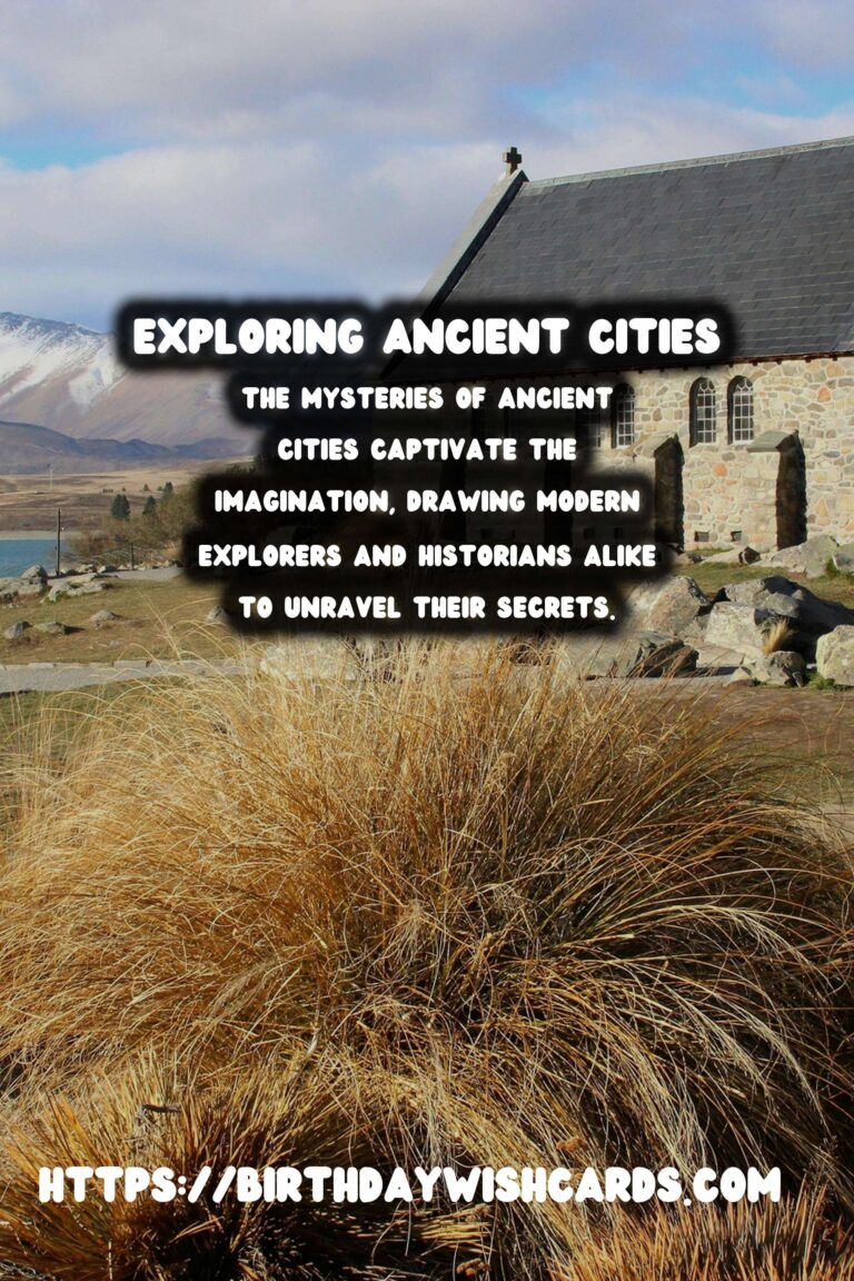 Exploring Ancient Cities: Their Archaeology and Reconstruction