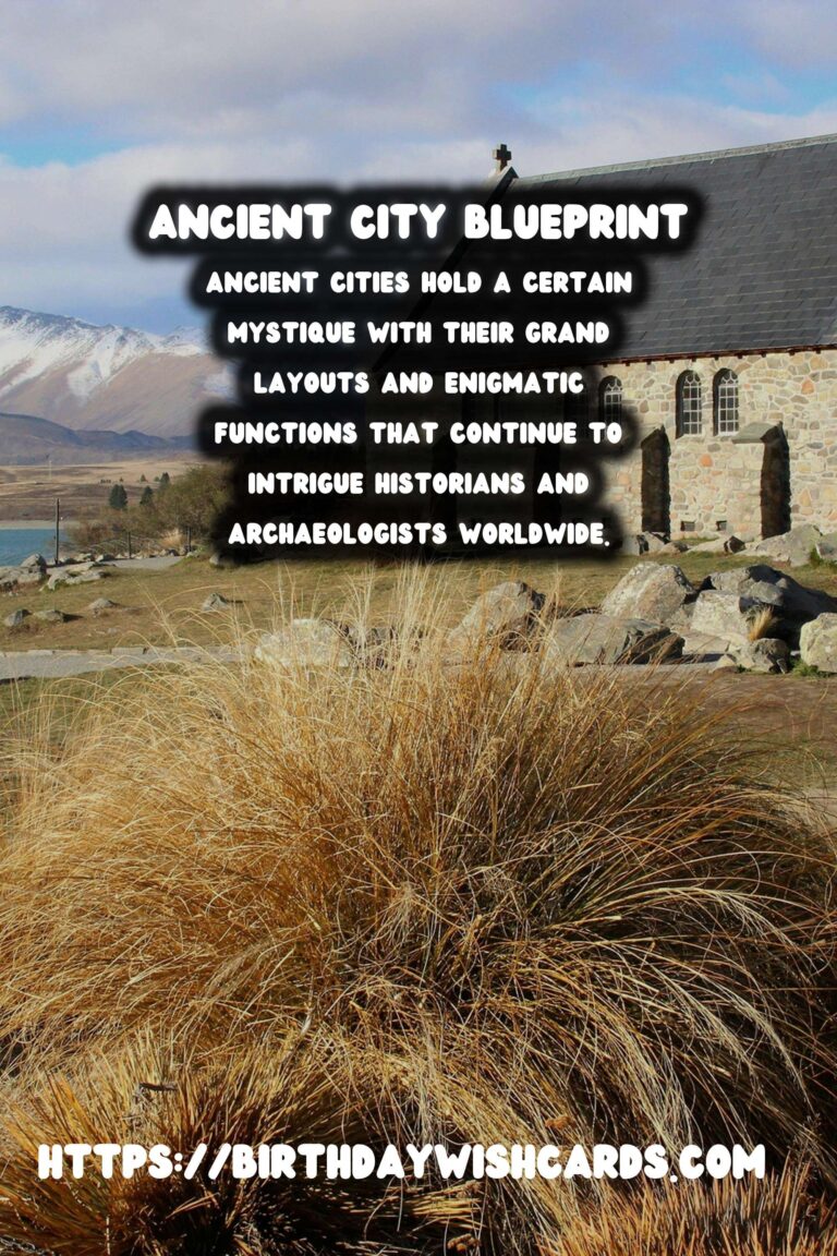 Exploring Ancient Cities: Their Layout and Function