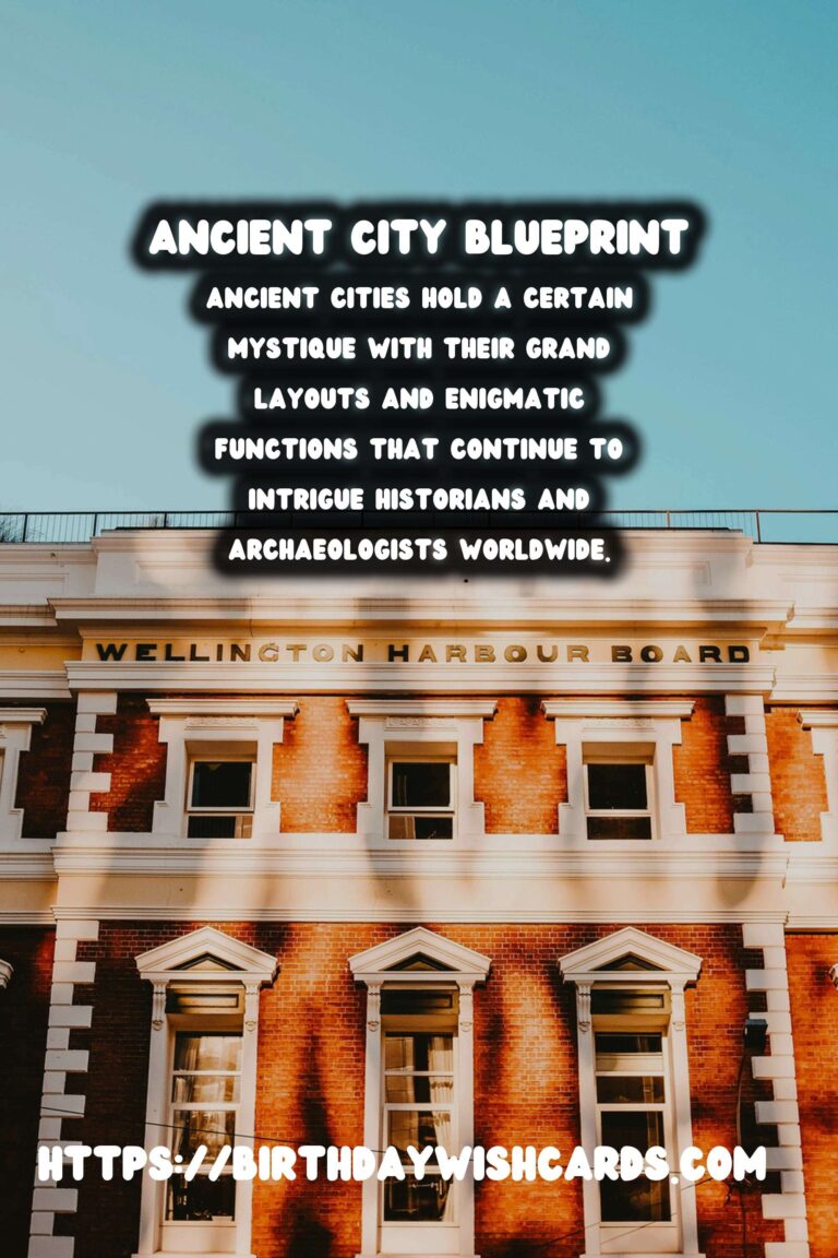 Exploring Ancient Cities: Their Layout and Function