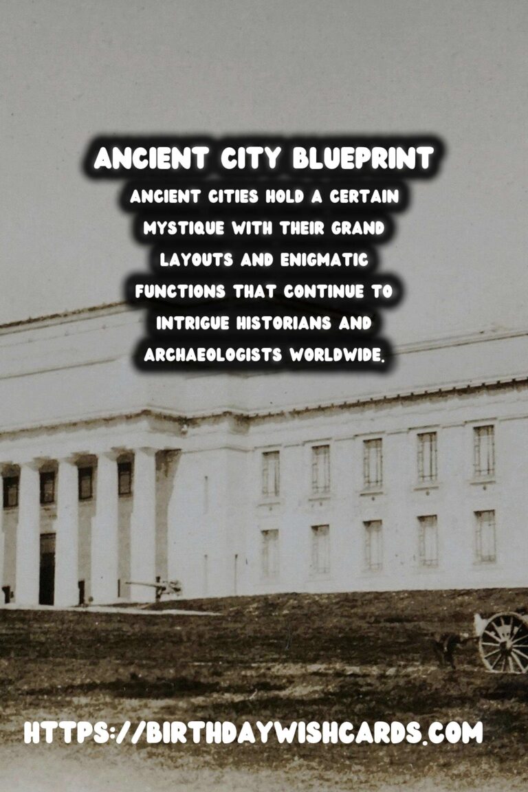 Exploring Ancient Cities: Their Layout and Function