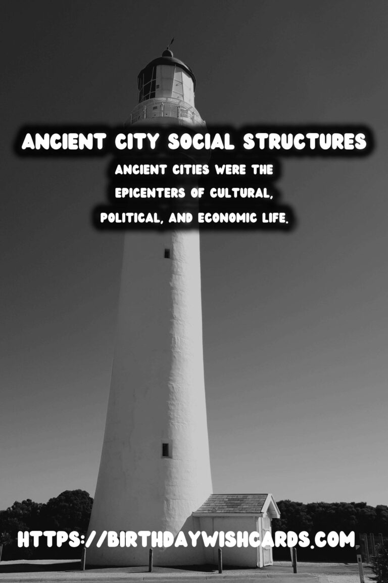Exploring Ancient Cities: Unveiling Their Social Structures