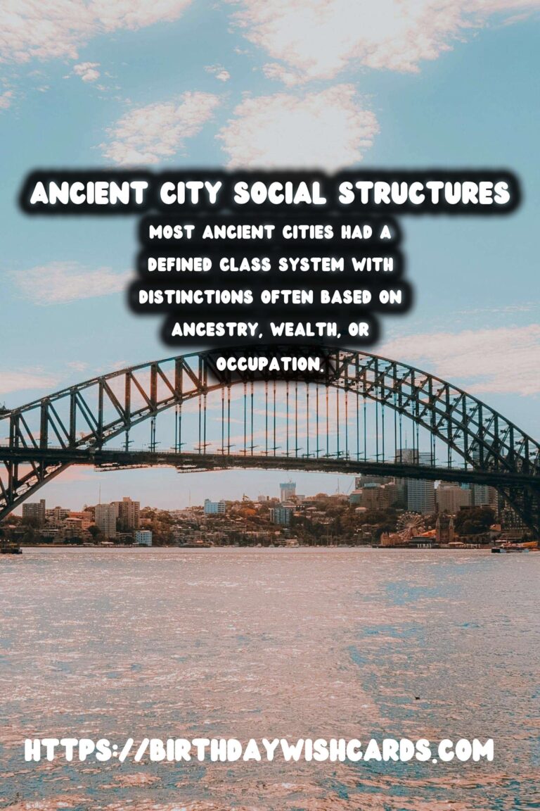 Exploring Ancient Cities: Unveiling Their Social Structures