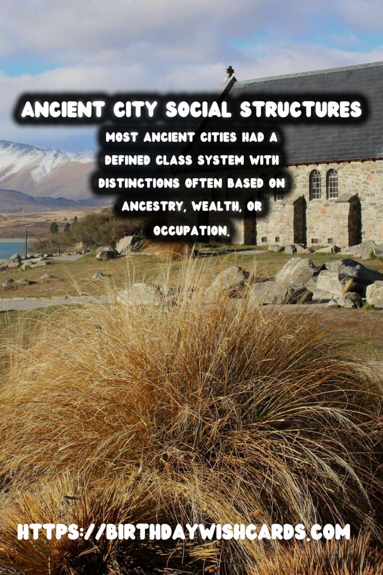 Exploring Ancient Cities: Unveiling Their Social Structures