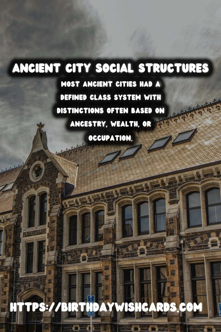 Exploring Ancient Cities: Unveiling Their Social Structures