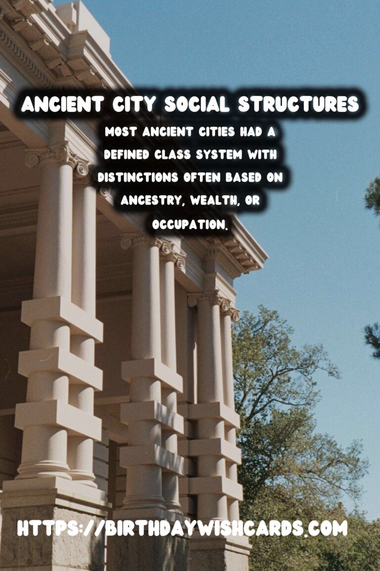 Exploring Ancient Cities: Unveiling Their Social Structures