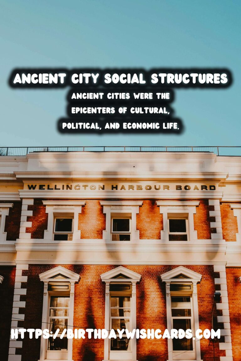 Exploring Ancient Cities: Unveiling Their Social Structures