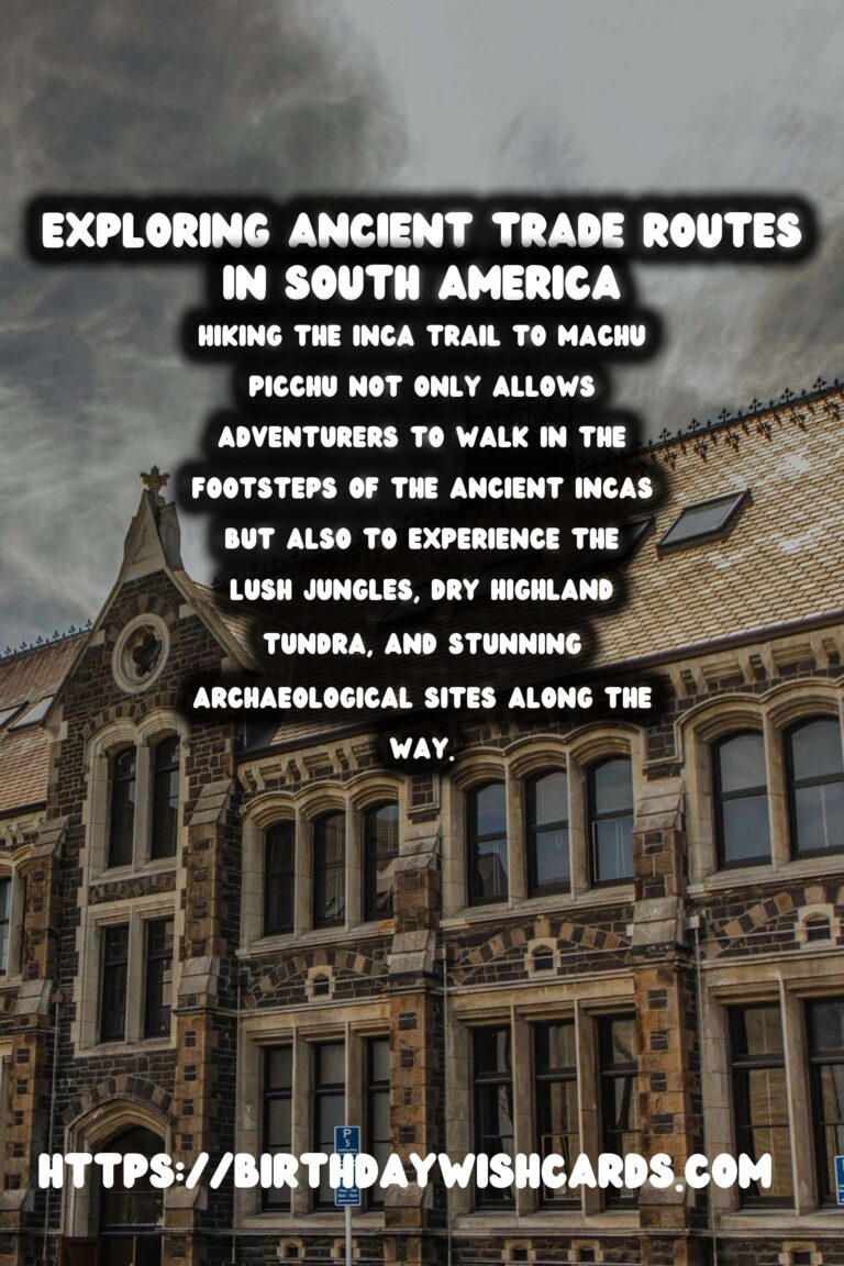 Exploring Ancient Trade Routes on Foot: A Hike Through South America's Historical Paths