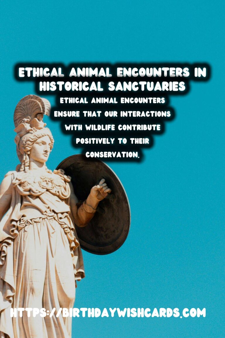 Exploring Ethical Animal Encounters in Historical Wildlife Sanctuaries