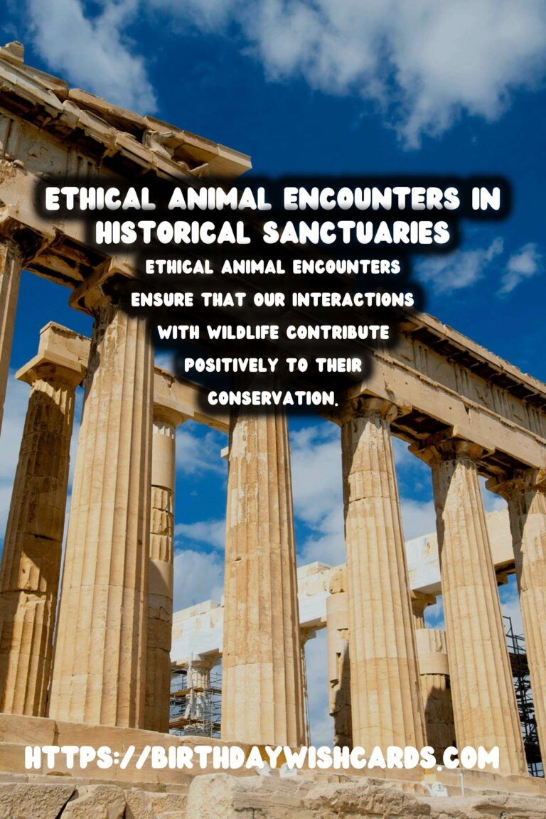 Exploring Ethical Animal Encounters in Historical Wildlife Sanctuaries