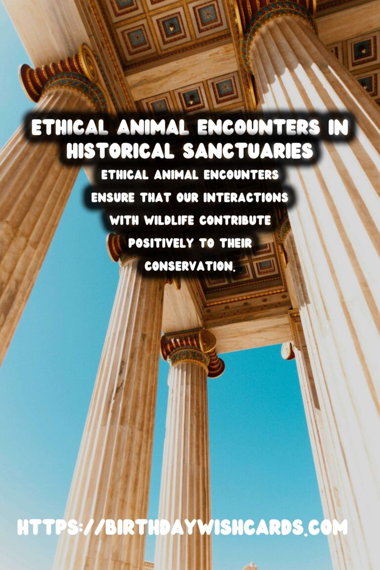 Exploring Ethical Animal Encounters in Historical Wildlife Sanctuaries