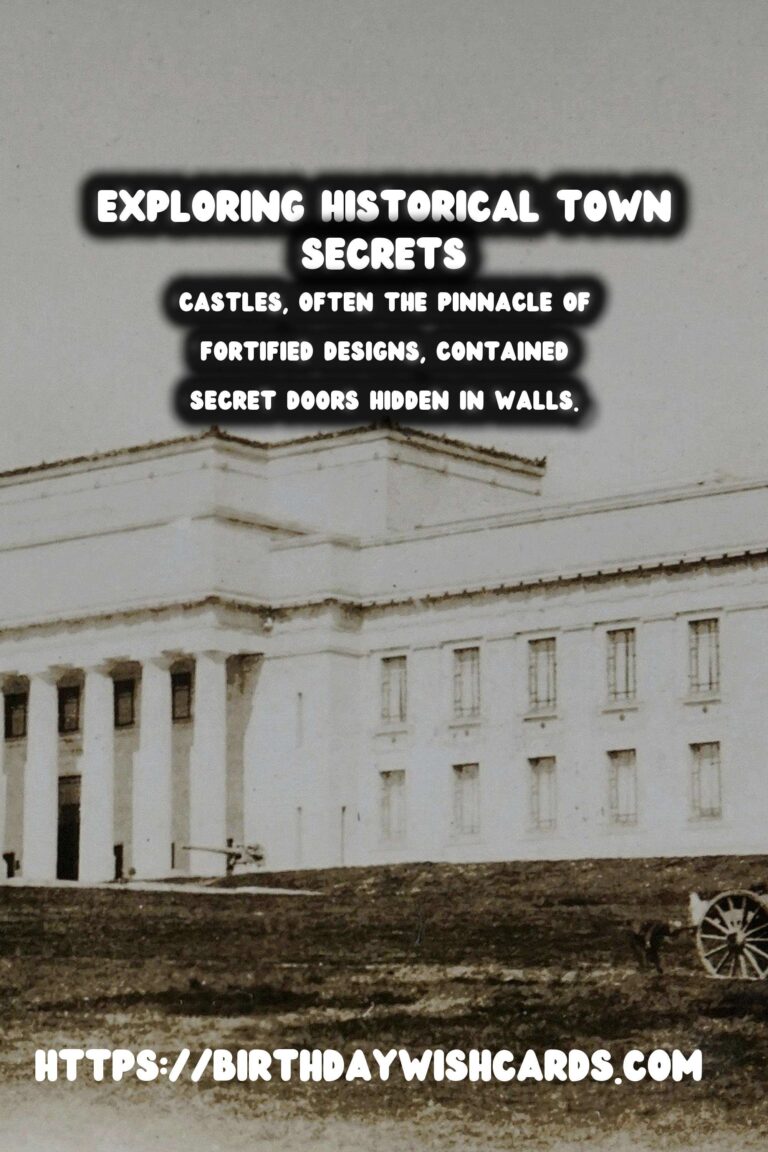Exploring Hidden Fortifications and Secret Passages in Historical Towns