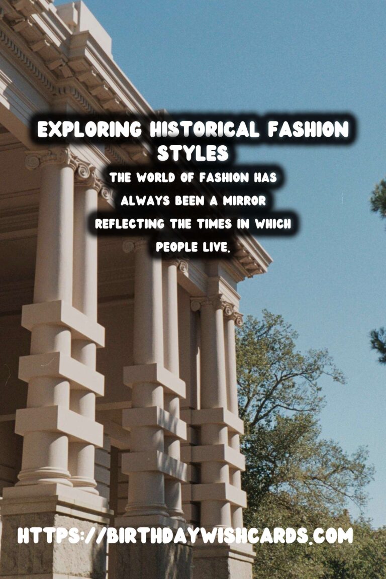 Exploring Historical Fashion: From Renaissance Elegance to Romantic Opulence