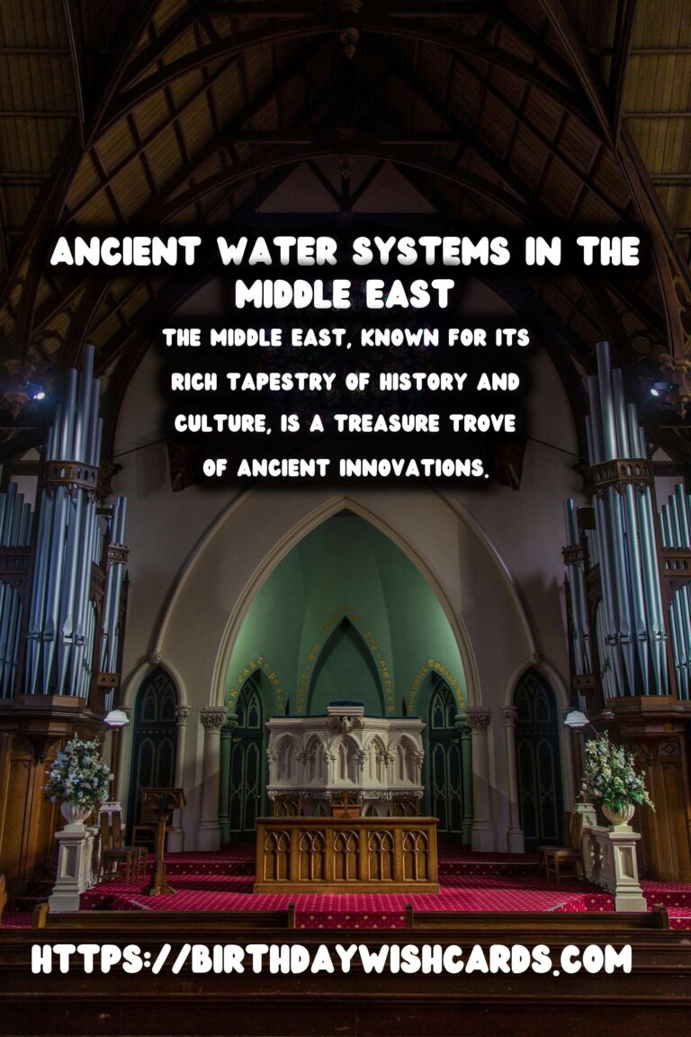 Exploring Lesser-Known Ancient Water Systems in the Middle East