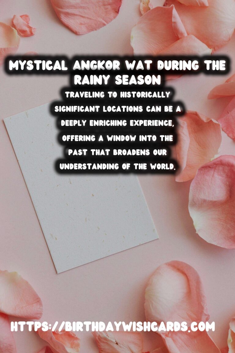 Exploring Off-Season Historical Tours: A Guide to Enjoy Popular Spots Without the Crowds