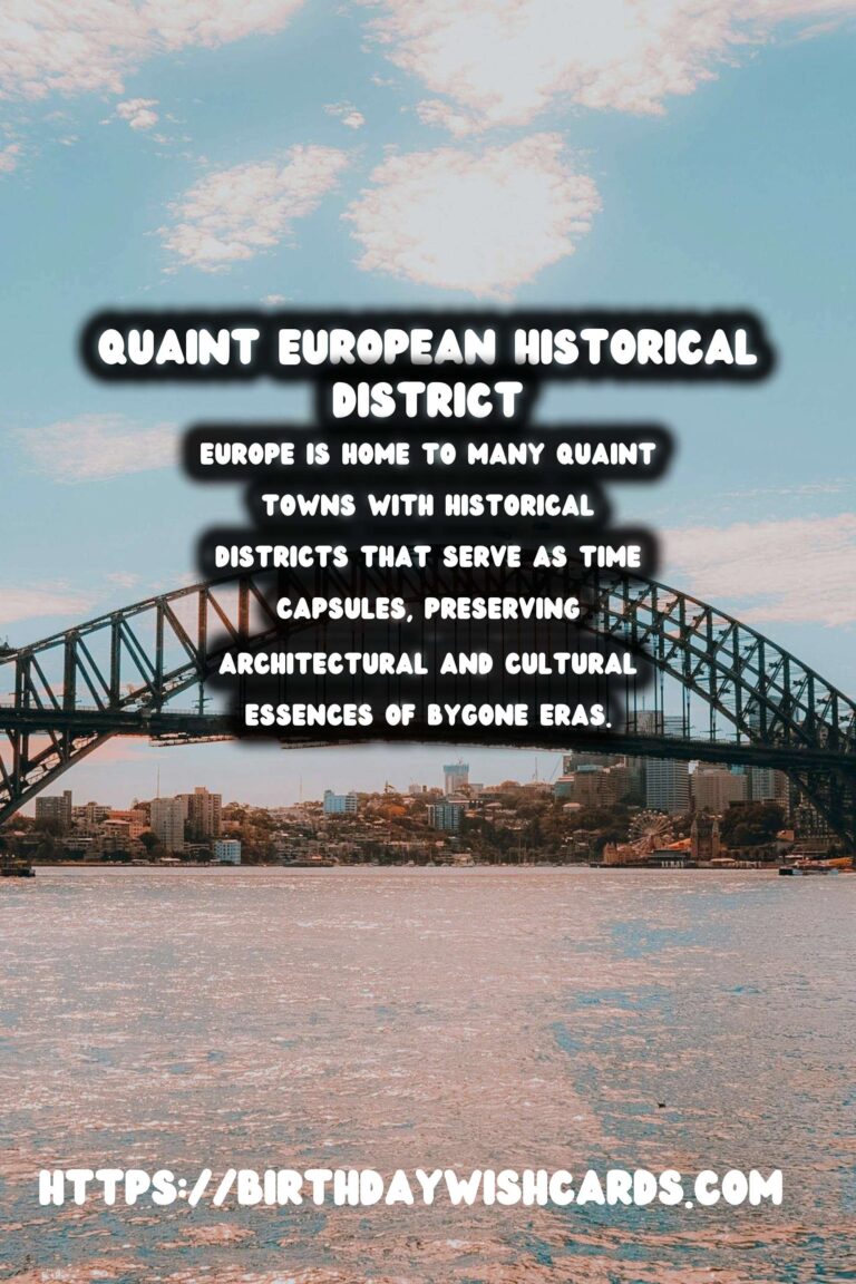 Exploring Time Capsule Historical Districts in Europe's Quaint Towns
